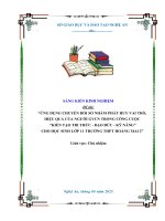 Skkn Ứng dụng chuyển Đổi số nhằm phát huy vai trò, hiệu quả của người gvcn trong công cuộc kiến tạo tri thức   Đạo Đức   kỹ năng cho học sinh lớp 11 trường thpt hoàng mai 2