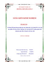 Skkn sử dụng kết hợp phương pháp dạy học khám phá và kỹ thuật bể cá vào dạy học phần cấu trúc tế bào  sinh học 10 ( bộ sách kntt) nhằm phát triển năng lực giao tiếp và hợp tác cho học sinh