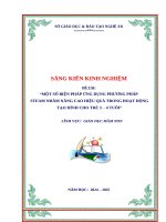 Skkn một số biện pháp Ứng dụng phương pháp steam nhằm nâng cao hiệu quả trong hoạt Động tạo hình cho trẻ 3    4 tuổi
