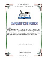 Skkn phát triển năng lực vận dụng kiến thức vào thực tiễn từ Đó nâng cao Ý thức bảo vệ môi trường, phòng chống thiên tai và biến Đổi khí hậu cho học sinh thông qua xây dựng và tổ chức các hoạt Động trải nghiệm trong chủ Đề “thiên