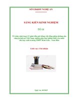 Skkn tổ chức sinh hoạt 15 phút Đầu giờ bằng việc lồng ghép những câu chuyện lịch sử việt nam, nhằm giáo dục phẩm chất yêu nước cho học sinh trường thpt kim liên   nam Đàn