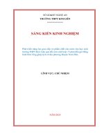 Skkn phát triển năng lực giao tiếp và phẩm chất yêu nước cho học sinh trường thpt kim liên qua Đổi mới sinh hoạt 15 phút Đầu giờ bằng hình thức lồng ghép lịch sử Địa phương huyện nam Đàn