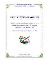 Skkn sử dụng phương pháp mới bằng công nghệ ai trong việc Đánh giá năng lực học sinh môn gdqp   an Ở trường thpt