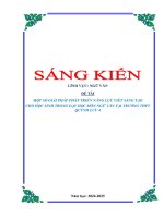 Skkn một số giải pháp phát triển năng lực viết sáng tạo cho học sinh trong dạy học môn ngữ văn tại trường thpt quỳnh lưu 4