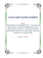 Skkn tích hợp stem vào dạy học chủ Đề 7 – Ứng dụng tin học (tin học 12) thiết kế website quảng bá du lịch, nông sản, Ẩm thực và văn hóa kỳ sơn giúp học sinh phát triển tư duy công nghệ và kỹ năng giải quyết vấn Đề thực tiễn