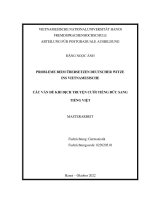04055000040 lv probleme beim Übersetzen deutscher witze ins vietnamesische = các vấn Đề khi dịch truyện cười tiếng Đức sang tiếng việt