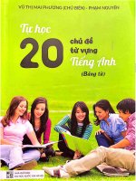 Ebook tự học 20 chủ Đề từ vựng tiếng anh
