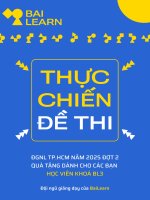 EBOOK Thực chiến đề thi Đánh giá năng lực mới nhất từ nhà Bailearn