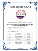 Đề tài phân tích pr online và quản trị danh tiếng thương hiệu trên nền tảng số