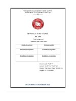 Introduction to law