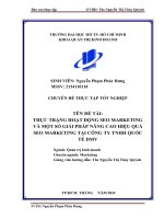 Thực trạng hoạt Động seo marketing và một số giải pháp nâng cao hiệu quả seo marketing tại công ty tnhh quốc tế dmv