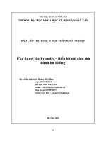 Ứng dụng “be friendly – biến lời nói căm thù thành hư không”