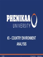#3 country environment analysis