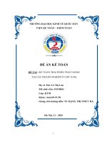 Đề Án kế toán Đề tài  kế toán trái phiếu phát hành tại các doanh nghiệp Ở việt nam