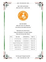 Bài tập nhóm môn kế toán tài chính iii chủ Đề bài tập nhóm Đề bài b