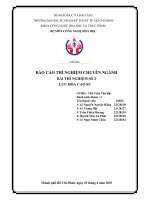 Báo cáo thí nghiệm chuyên ngành bài thí nghiệm số 2 lưu hóa cao su