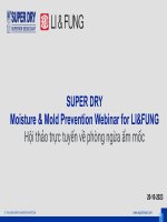 Hội thảo trực tuyến phòng ngừa nấm mốc, độ ẩm