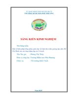 Sáng kiến một số biện pháp lồng ghép, giáo dục trẻ làm theo tấm gương Đạo Đức hồ chí minh vào các hoạt Động dạy trẻ 5 6 tuổi