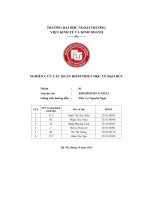 Nghiên cứu các quan Điểm triết học về Đạo Đức
