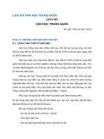 Lịch sử văn học trung quốc - trần lê hoa tranh