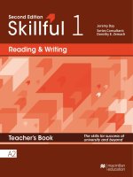 Skillful reading writing 1 premium teachers pack