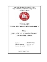 Chiến lược xây dựng và phát triển thương hiệu airbn