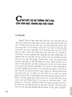 Trần Nho Thìn - Chữ Viết Và Hệ Thống Thể Loại văn học trung đại Việt Nam.pdf