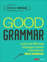 Johnson matthew good grammar joyful and affirming language l