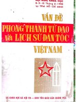 Vấn Đề phong thánh tử Đạo và lịch sử dân tộc