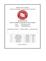 Midterm report socio economic geography of south korea