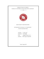 Mid course internship report