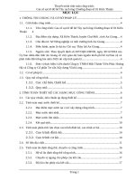 Thuyết minh phụ lục tính toán kè rạch ông Chưởng, Chợ Mới, An Giang