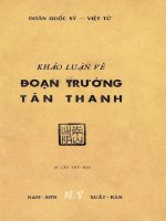 Khảo luận về Đoạn trường tân thanh (1960)