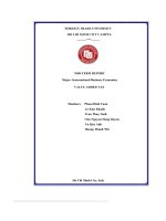 Mid term report major international business economics value added tax