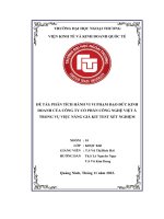 Đề tài phân tích hành vi vi phạm Đạo Đức kinh doanh của công ty cổ phần công nghệ việt Á trong vụ việc nâng giá kit test xét nghiệm