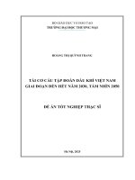 Tái cơ cấu Tập đoàn Dầu khí Việt Nam giai đoạn đến hết năm 2030, tầm nhìn 2050
