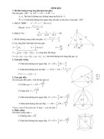 Một số công thức tính nhanh