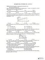 Đề Ôn ktra hki 1 lí 11