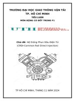 Chủ Đề hệ thống phun dầu Điện tử (crdi common rail direct injection)