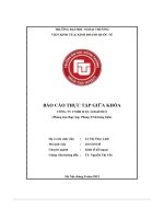 Báo cáo thực tập giữa khóa công ty tnhh icel logistics