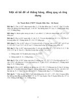 Một số bổ Đề về thẳng hàng  Đồng quy và Ứng dụng