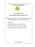 Chủ Đề dự Án tìm hiểu và sử dụng trí tuệ nhân tạo Để hỗ trợ chuẩn bị bài giảng “python căn bản„