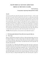 Nguồn nhân lực Kế toán - Kiểm toán trong xu thế toàn cầu hóa