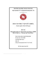 Hoạt Động chăm sóc khách hàng tại công ty tnhh
