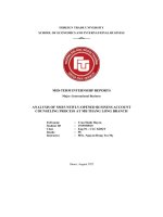 Analysis of smes newly opened business account counseling process at mb thang long branch