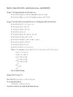 Buổi 3 - Môn Cấu Trúc Rời Rạc - MA004