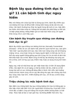 Bệnh lây qua đường tình dục là gì? 11 căn bệnh tình dục nguy hiểm