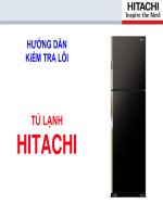 Tài liệu mã lỗi tủ lạnh và máy giặt hitachi inverter – rada – dịch vụ quanh ta