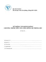 Bìa Thông Tin Khách Hàng