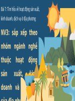 Hđtn bài 7 lớp 10 ( báo cáo về nhiệm vụ 3)